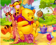 Hidden numbers Winnie the Pooh online játék